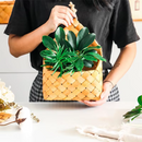 Cesta de Armazenamento Para Parede em Bambu Artesanal