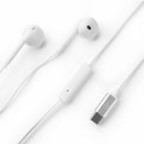 Fone de Ouvido Auricular com Microfone USB-C Branco | Bud Easy iWill