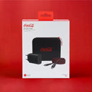 Kit de Carregamento Portátil com Estojo USB-C 30W Preto | Easy Coke - Coca-Cola