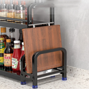 Estante de Cozinha Multifuncional com Porta-Temperos e Porta-Facas