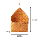 Cesta de Armazenamento Para Parede em Bambu Artesanal