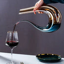 Decanter de Vinho Recipiente de Vidro Cisne Decantador Ambar