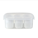 Kit Organizador de Geladeira Com 6 Recipientes