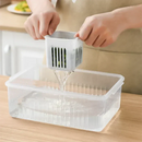 Kit Organizador de Geladeira Com 6 Recipientes