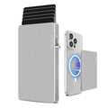 TOYFID All-Aluminum Pop Up Slide Rfid Slim Basic Card personalized wallet for men