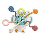 Brinquedo Educativo Sensorial Para Bebê Com Mordedor