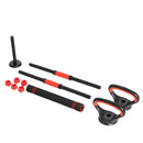 Kit Barras Anilhas 12kg Musculação Treino Funcional 15 Peças