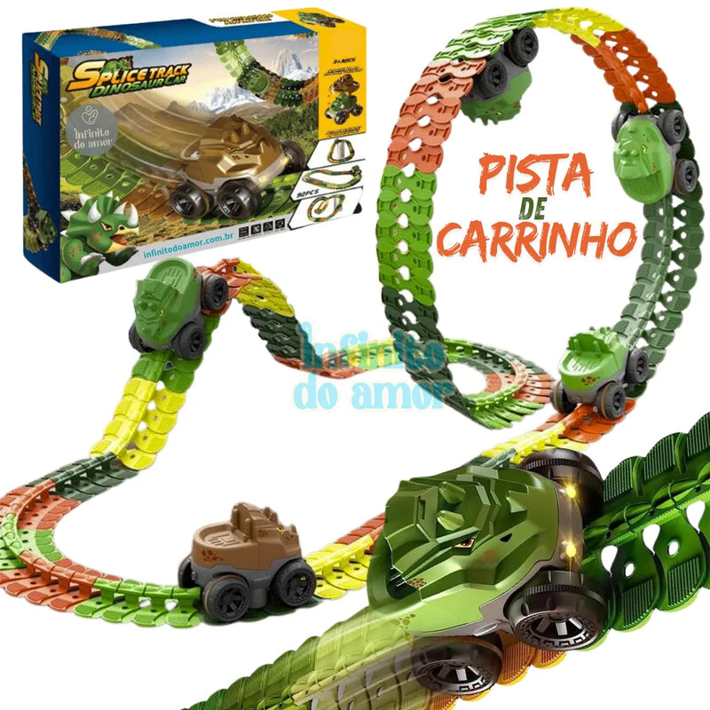 Pista de Carrinho de Dinossauros