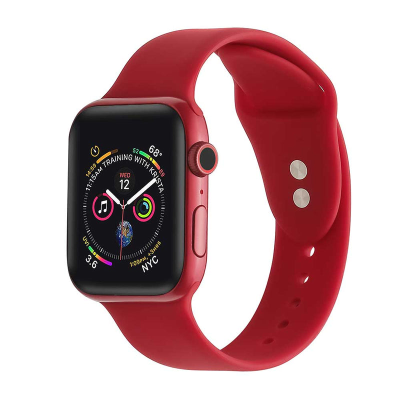Pulseira Apple Watch® Silicone Vermelha 42/44/45/49mm - iWill